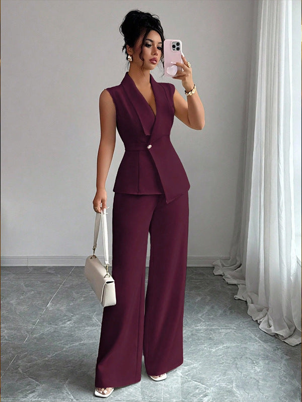 Ensemble Femme Chic-Coupe Élégant & Moderne Aicha Royale