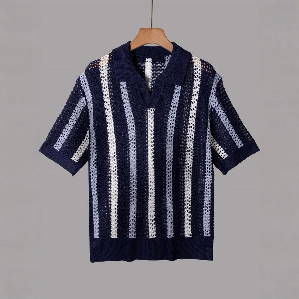 Chemise Homme Été Manches Courtes-Style Casual Élégant & Confort Premium Aicha Royale
