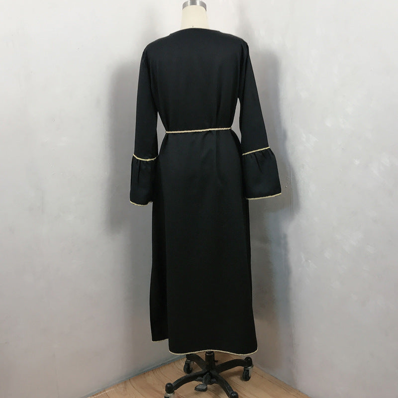 Caftan Femme Élégant-Robe Orientale Luxe Bridée & Chic
