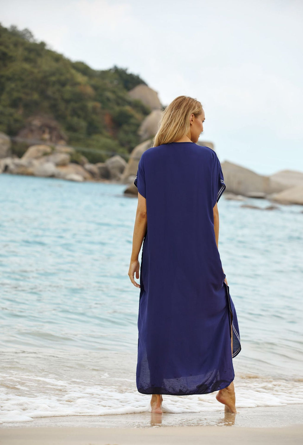 Robe Longue Bohème Femme-Robe Bridée Chic Été & Plage