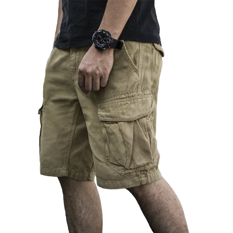 Short Cargo Homme Multi-Poches - Style Casual & Confort Léger Aicha Royale
