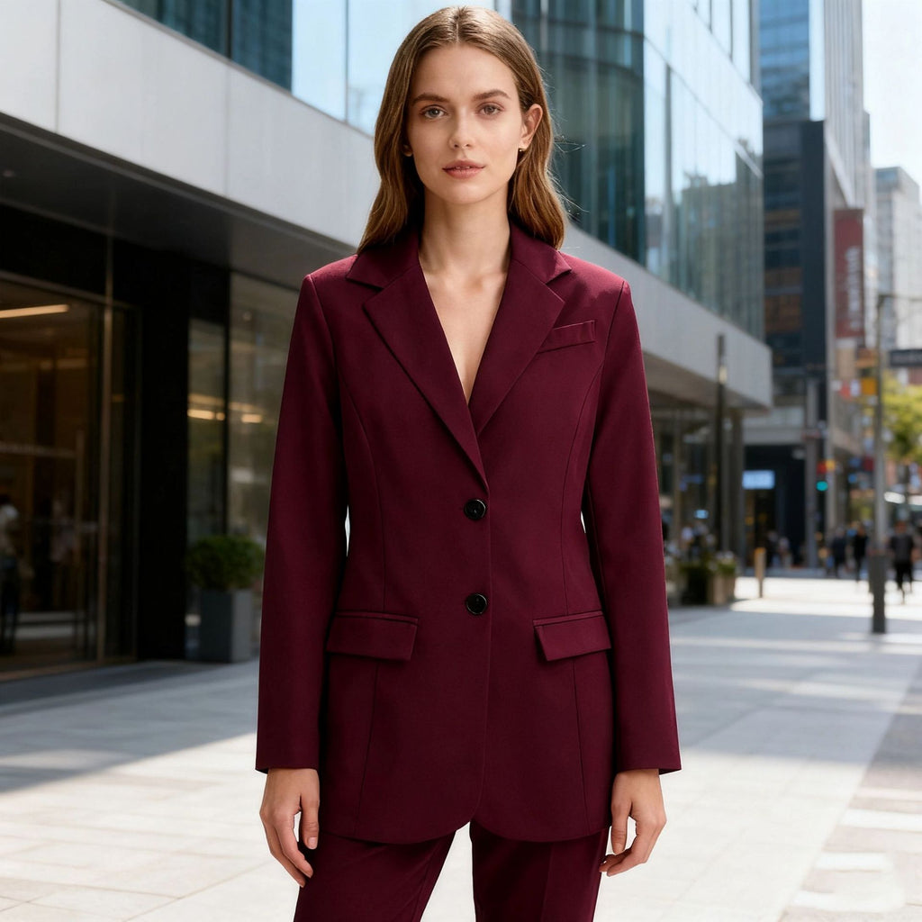 Blazer Femme Élégant-Veste Chic Coupe Ajustée Style Business & Soirée