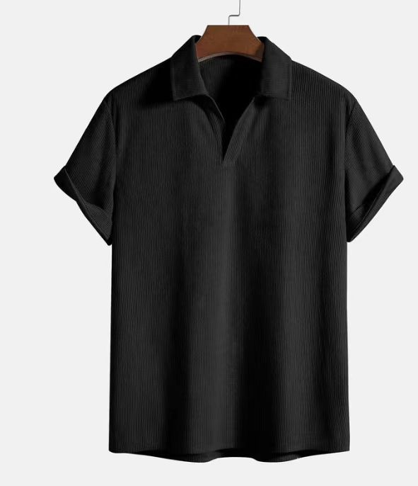 Chemise Homme Été Manches Courtes- Style Casual Élégant & confort Léger Aicha Royale