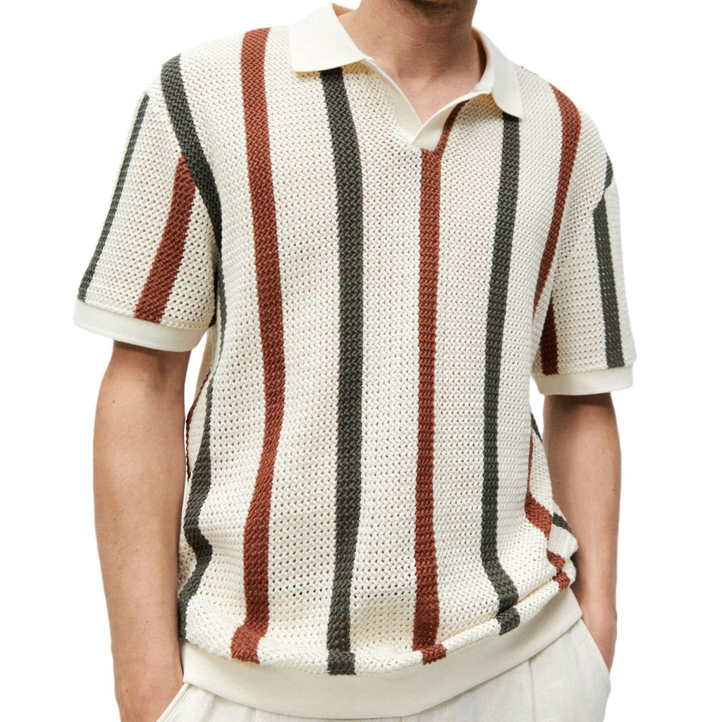 Chemise Homme Été Manches Courtes-Style Casual Élégant & Confort Premium Aicha Royale