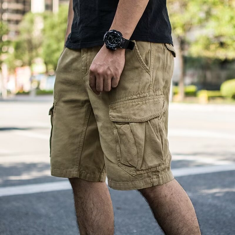 Short Cargo Homme Multi-Poches - Style Casual & Confort Léger Aicha Royale