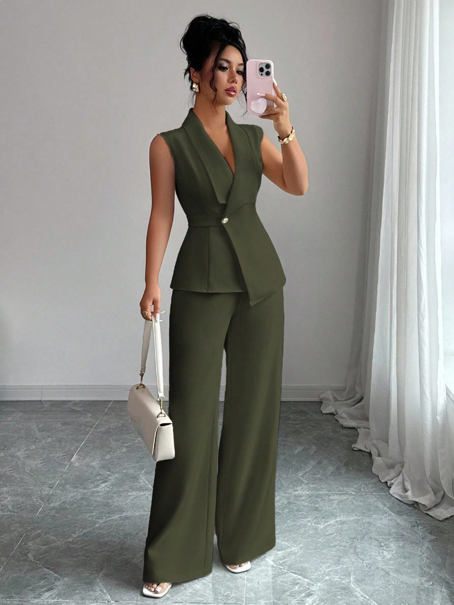 Ensemble Femme Chic-Coupe Élégant & Moderne Aicha Royale