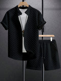Chemise Homme Été Manches CourteStyle Casual Élégant & Confort Premium Aicha Royale