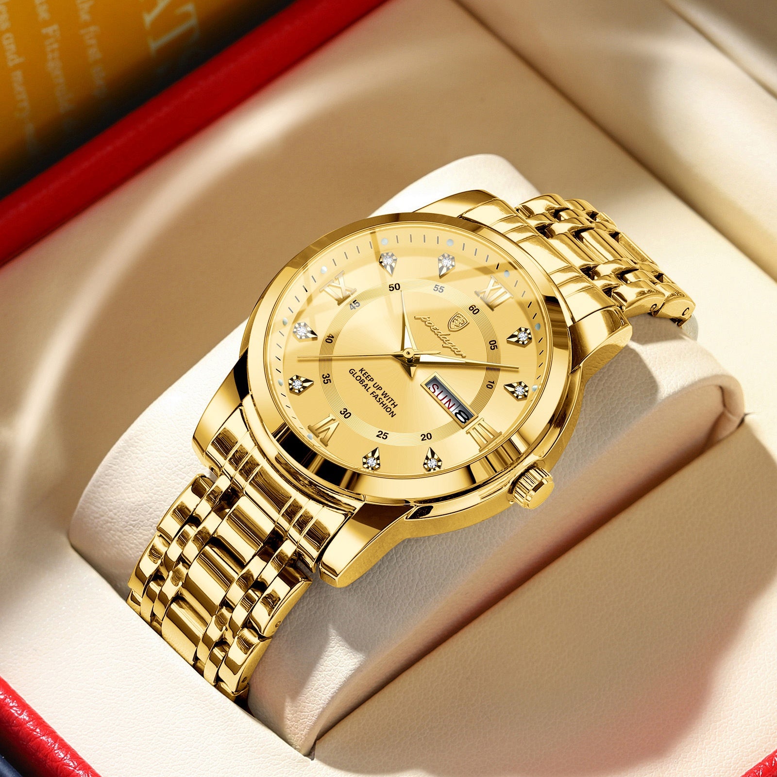 Montre Homme Luxe - Design Élégant & Résistant a L'Eau Aicha Royale