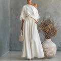 Ensemble 2 Pièces Femme- Élégant & Moderne Aïcha Royale