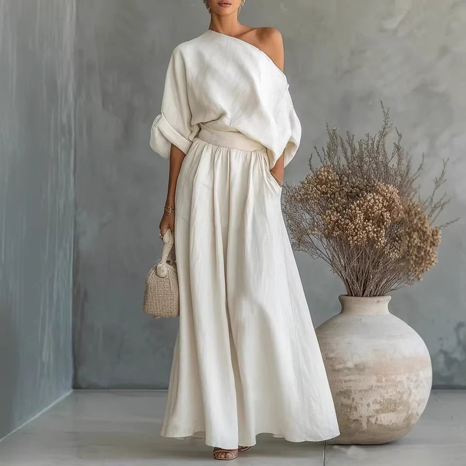 Ensemble 2 Pièces Femme- Élégant & Moderne Aïcha Royale