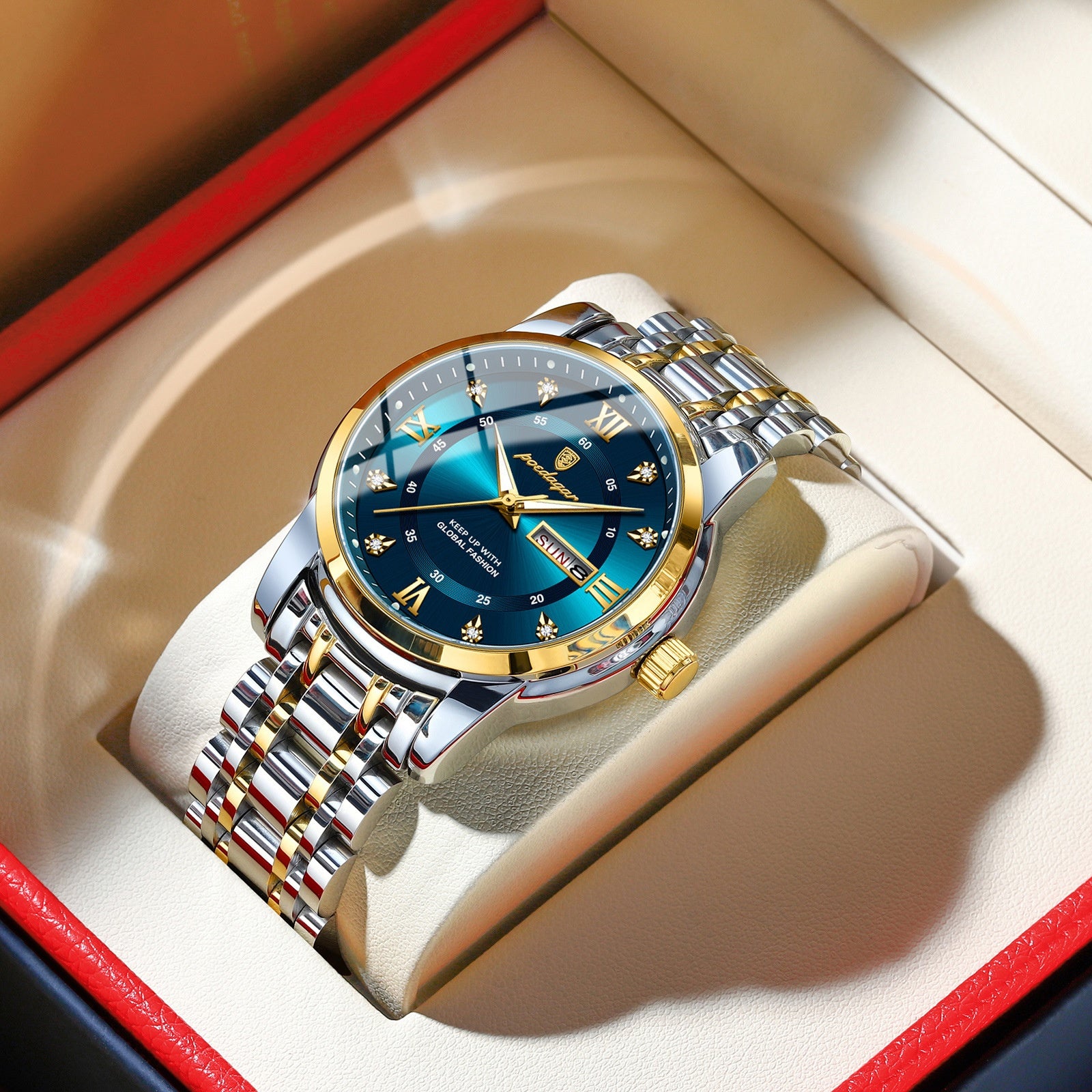 Montre Homme Luxe - Design Élégant & Résistant a L'Eau Aicha Royale