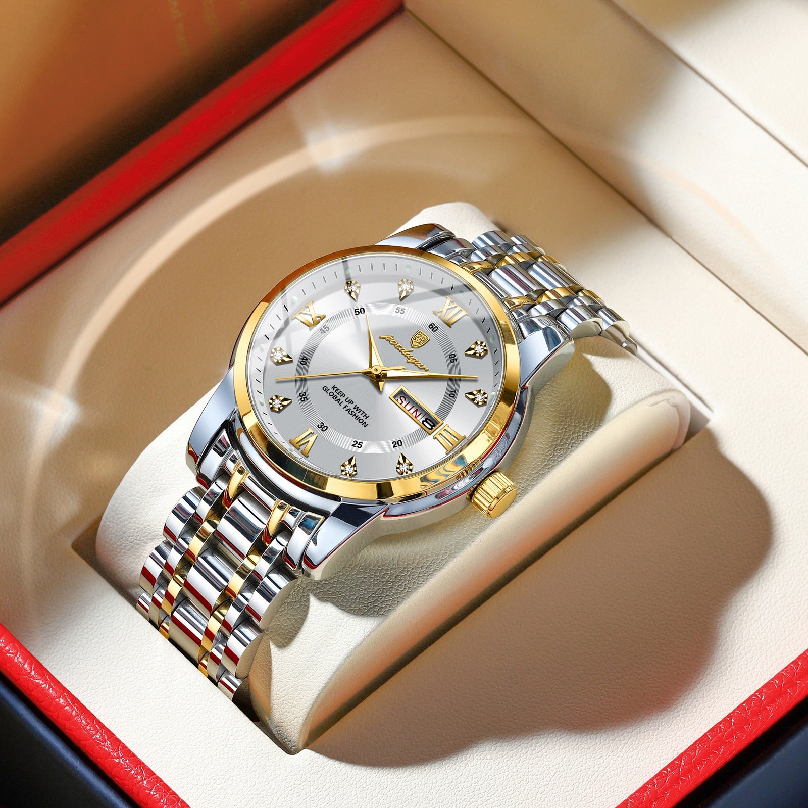 Montre Homme Luxe - Design Élégant & Résistant a L'Eau Aicha Royale