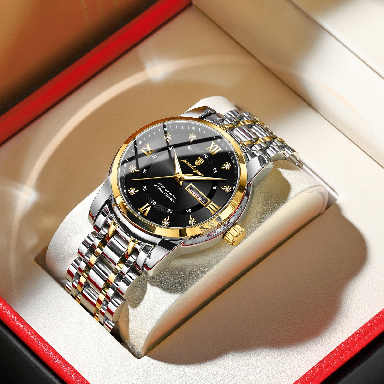Montre Homme Luxe - Design Élégant & Résistant a L'Eau Aicha Royale