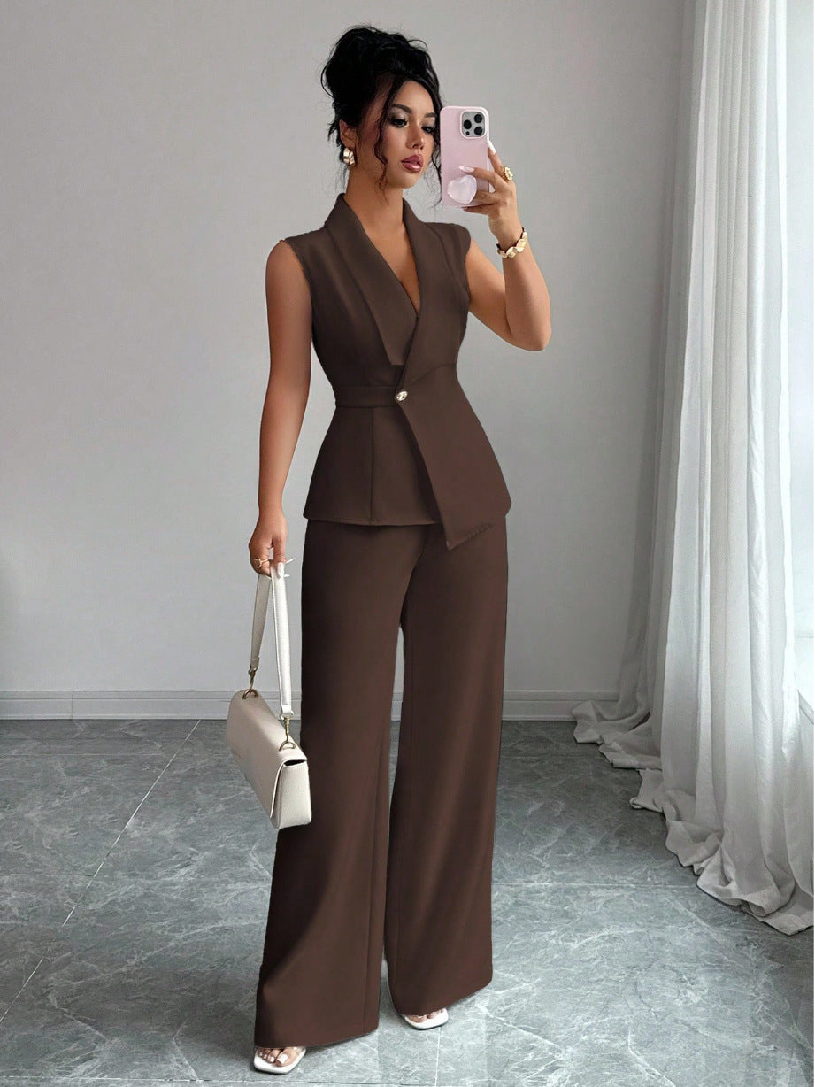 Ensemble Femme Chic-Coupe Élégant & Moderne Aicha Royale