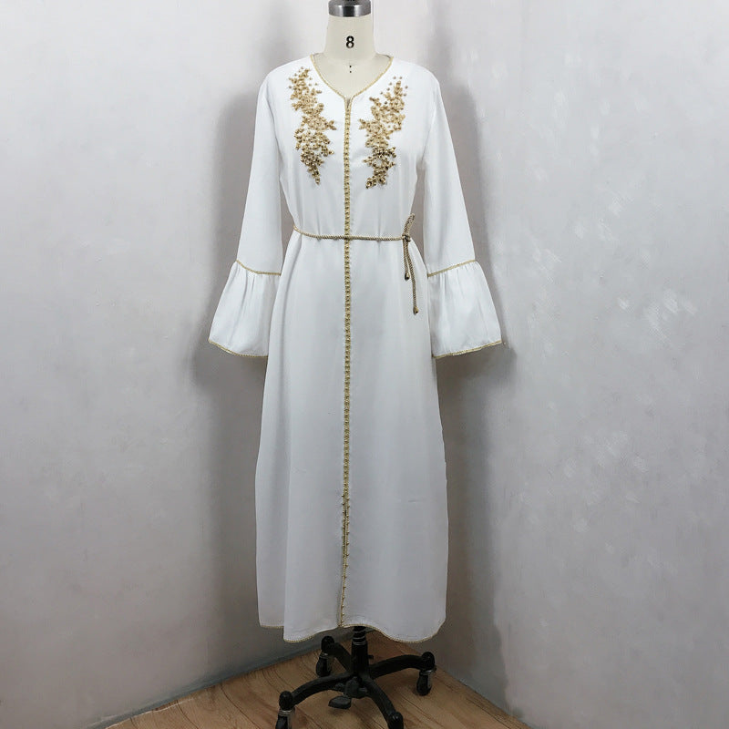 Caftan Femme Élégant-Robe Orientale Luxe Bridée & Chic