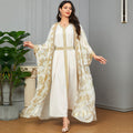 Robe Caftan Femme Élégante-Tenue Orientale Luxe Fluide & Chic