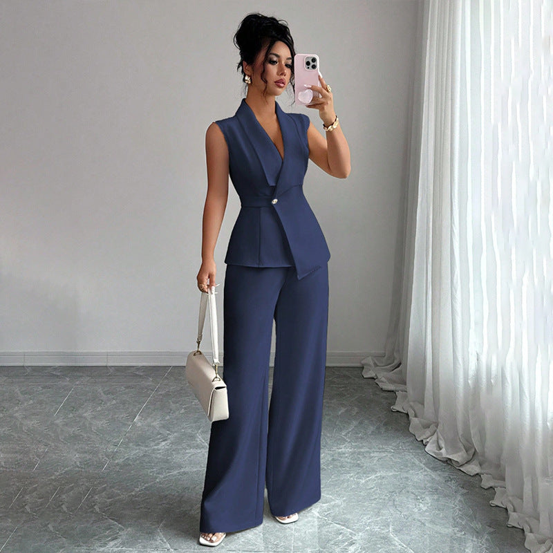 Ensemble Femme Chic-Coupe Élégant & Moderne Aicha Royale