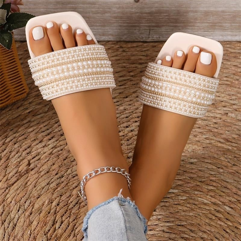 Sandales Plates Femme Élégantes-Confort & Style Été
