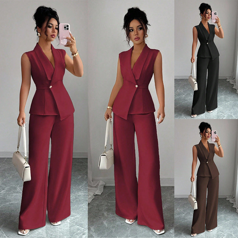Ensemble Femme Chic-Coupe Élégant & Moderne Aicha Royale
